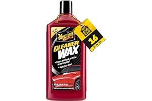 Meguiar's Cleaner Wax - Liquid Car Wax, Cleans, Polishes and Protects Your Vehicle - Easy to Use, Long-lasting Shine - 16 Oz