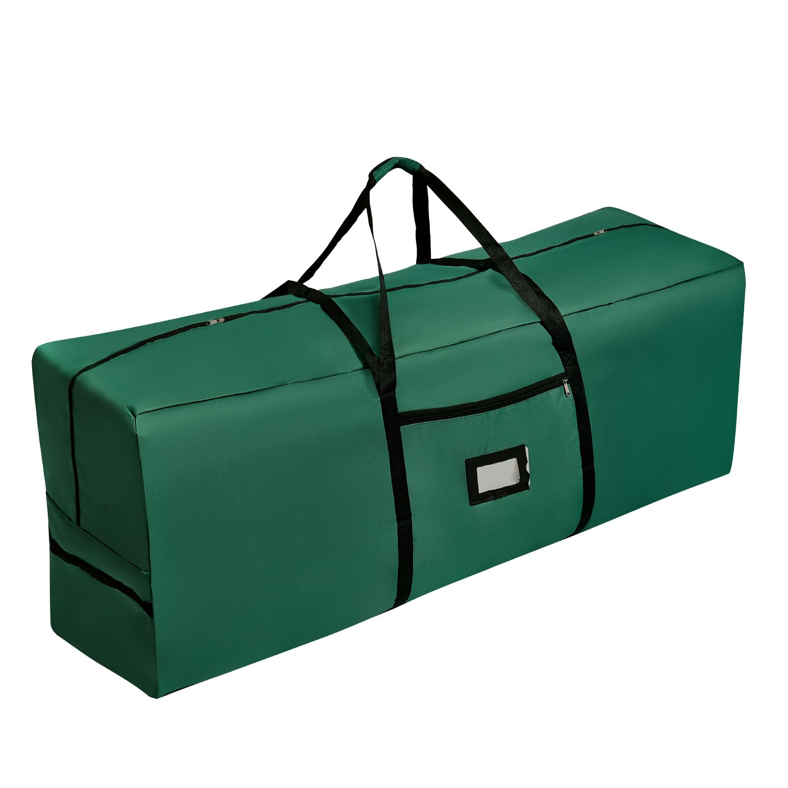 Fuyuleyo Christmas Tree Storage Bag - 7.5 Ft Heavy Duty 600D Oxford Bag, Reinforced Handles & Dual Zipper, Xmas Tree Storage Box for Decoration Storage