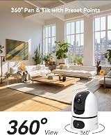 Imou Dual-Lens 2K Indoor Security Camera 360° Coverage 2 Pack 2.4GHz WiFi view 6
