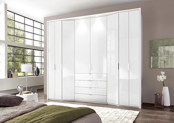 lifestyle4living Falttürenschrank, Falttürenkleiderschrank, Falttüren