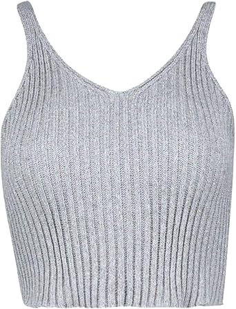 knitted vest crop top