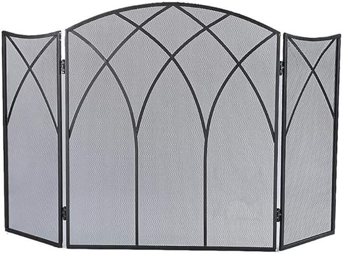 ZXYY Chimenea Protección contra chispas Pantalla de Chimenea de
