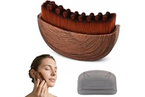 Denash Lymphatic Contour Face Brush, Precision Lymphatic Drainage and Dry Brushing Facial Massager for Neck, Chin, and Facial