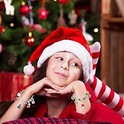 Christmas Advent Calendar Bracelets 2025 for Girls