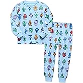 VAENAIT BABY Toddler Kids Pajamas Viscose from Bamboo Sleepwear Floral Animal Sports Print PJs for Boys Girls, 6M–12Y
