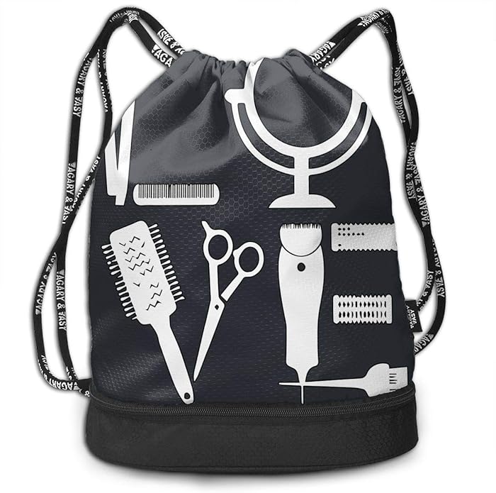 Hairdresser Hairstylist Love for Her Hair Stylist Drawstring Backpack