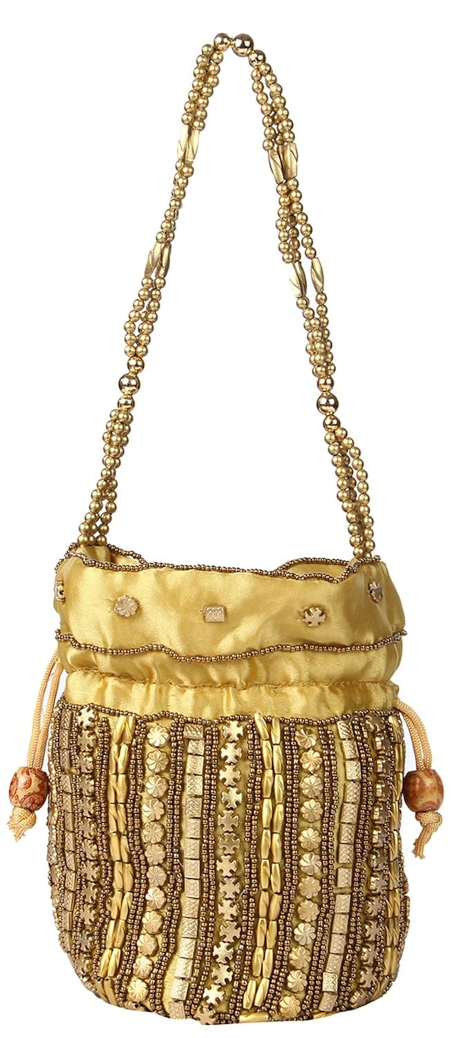 kleio ethnic zari potli