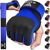 WYOX Gel Boxing Hand Wraps Inner Gloves for Men & Women, 80cm Quick Wrist Straps, Padded Knuckle Protection for Muay Thai Kickboxing, Hand Wraps for Boxing & Martial Arts