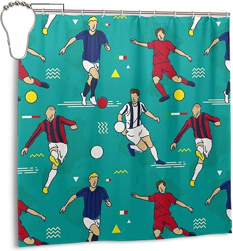 Amazon Co Jp シャワーカーテン サッカー 運動 男 防水 防カビ 加工 リング付属 180 180cm おしゃれ 浴室 カーテン 風呂カーテン バスカーテン かわいい 北欧 防水 間仕切り 遮像 目隠し 厚手 取り付け簡単 Yamayago ホーム キッチン Amazon Co Jp シャワーカーテン サッカー 運動 男 防水 防カビ 加工 リング付属 180 180cm おしゃれ 浴室 カーテン 風呂カーテン バスカーテン かわいい 北欧 防水 間仕切り 遮像 目隠し 厚手 取り付け簡単 Yamayago ホーム キッチン