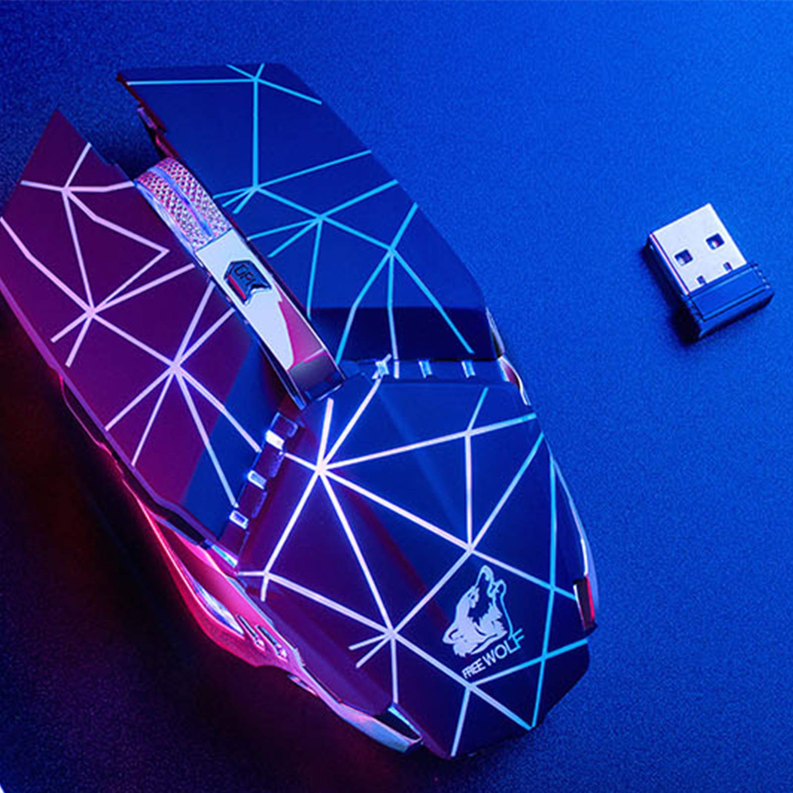 Buy 24HOCL Wireless Gaming Mouse with USB Receiver, 8 Quiet Click