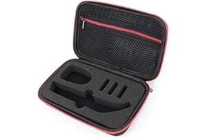 LinMei Travel Trimmer Case Compatible with One Blade QP6510/70 QP6520/70 Pro Wet Dry Electric Shaver Hard Portable Storage Carrying Case for Shavers and Accessories