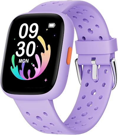 Brave 2 Kids Smart Watch 1.8 inch Pedometer Heart Rate IP68 Lilac
