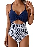 Eomenie Women's One Piece Swimsuits Tummy Control