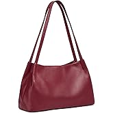 Kattee Leather Purses and Handbags for Women, Soft Genuine Leather Shoulder Hobo Bags with Top Magnetic Snap Closure
