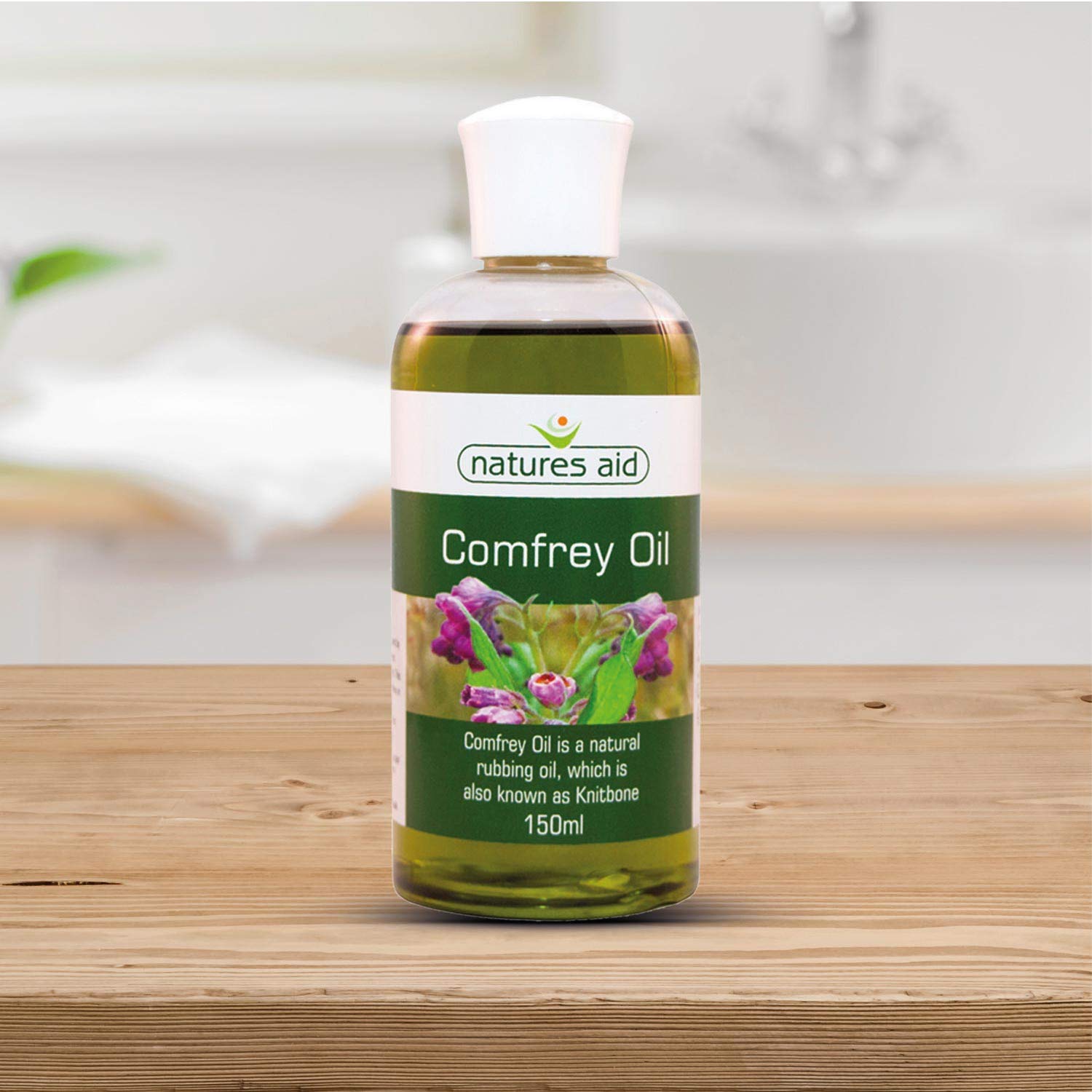 Natures Aid Comfrey Oil, 150 ml (Knitbone, Natural Rubbing Oil