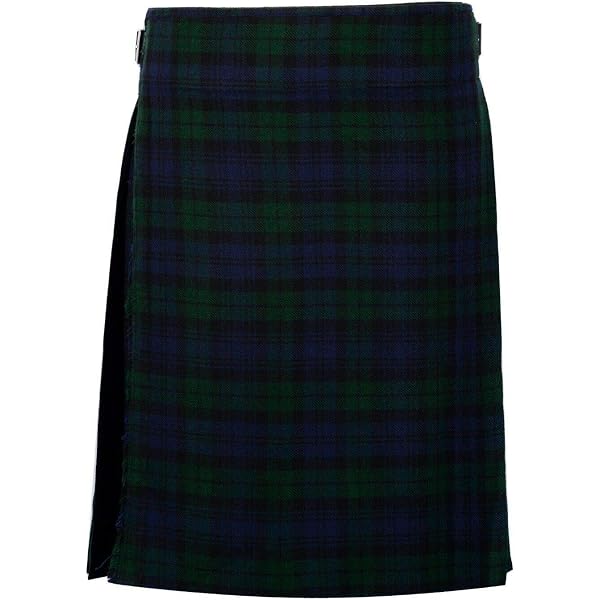 Men's Pure Wool Tartan Tie - Gordon Modern Pattern, Woven & Made In Scotland - View #3