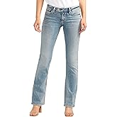 Silver Jeans Co. Women's, Tuesday Low Rise Slim Bootcut Jeans