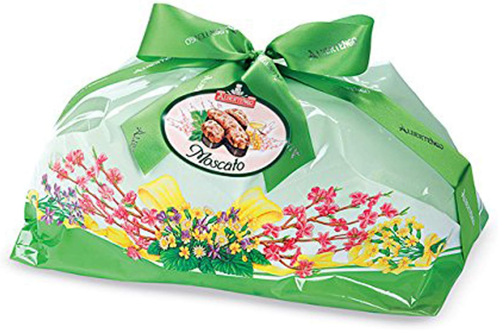 Albertengo Colomba Spring/Easter Cake Moscato Flavor (1 Kilo - 2.2 pound) Seasonal Wrapping Dove Shape Panettone
