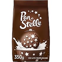 Pan di Stelle Biscotti Frollini con Cacao, Cioccolato e Latte Fresco Italiano, Colazione Ricca di Gusto, 350 g