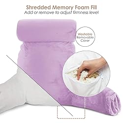 Nestl Reading Pillow with Shredded Memory Foam