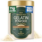 Neversink Naturals Gelatin Powder Unflavored, Grass Fed Beef Gelatin, 1 lb | Heavy Metal Tested, GLP-1, 11g Protein, Grass Fed, Keto and Paleo, Hair Skin Nails and Joints, for Coffee, Gummies and Jello