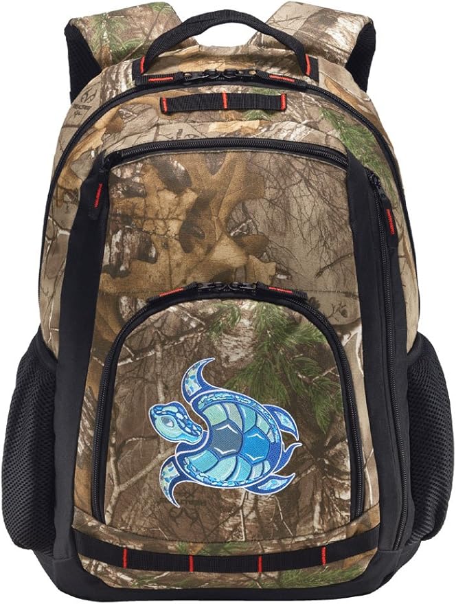 Sea Turtle Camo Backpack REALTREE Turtle Backpacks Laptop