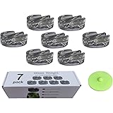 7 Pack fermentation weight. Heavy glass fermenting weights with handles for wide mouth Mason jars. Canning supplies. Great for fermenting vegetables and probiotic food.Dishwasher safe.Premium Present