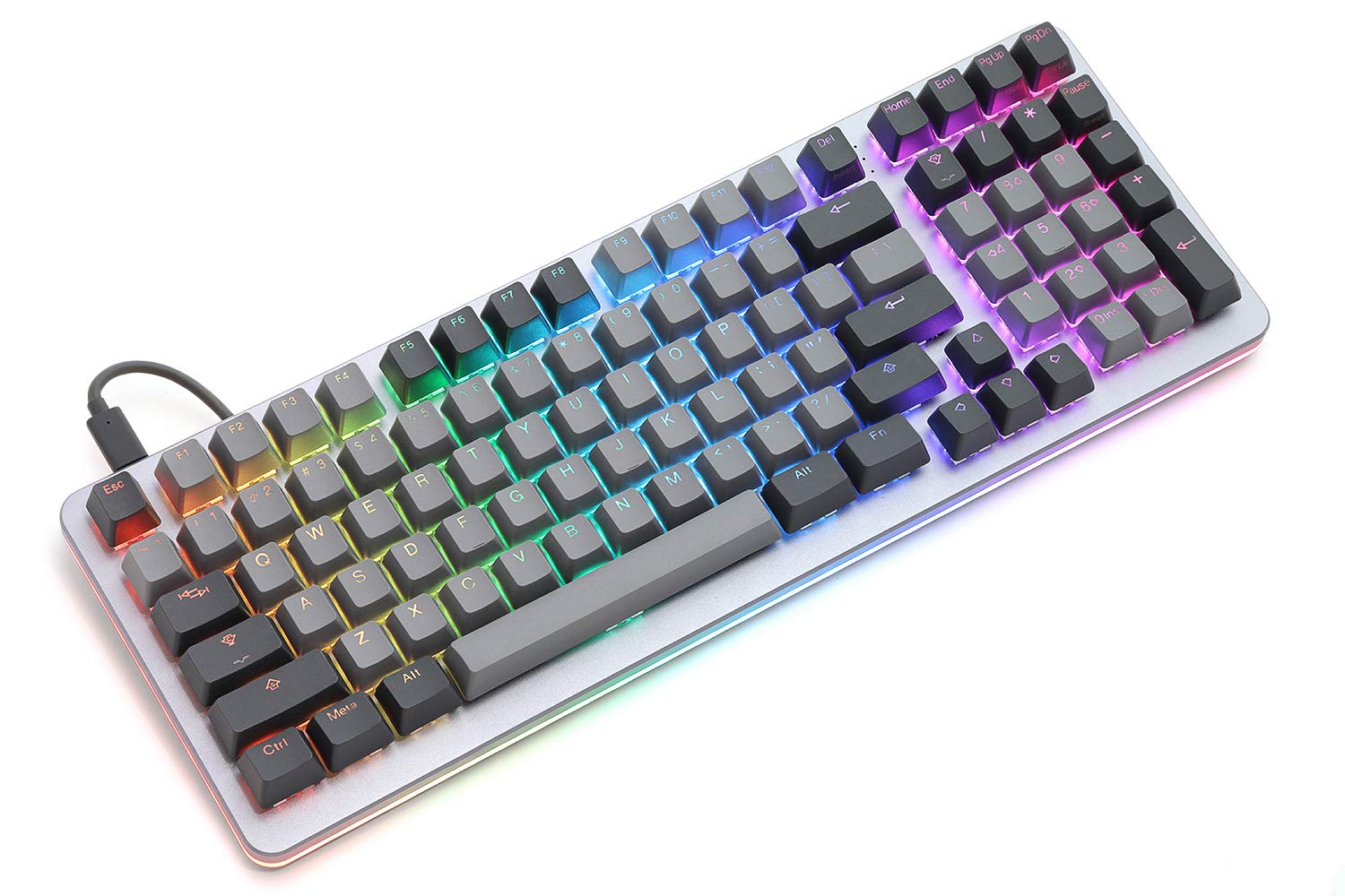 DROP Mechanical Switching Keyboard - Full-Size 1800 Layout (99 Keys), Kailh Hotswap Switches, Programmable, Backlight RGB, USB-C, Doubleshot PBT Keycaps, Aluminum, Click & Tactile