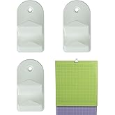 matterform 3 Pack Cutting Mat Hangers with Double Hooks (6 Hook Equivalent), Storage Holders Compatible with Cricut Explore One/Air/Air 2/Maker Cut Mats, Accessories for Cricut