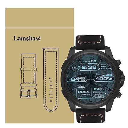 Amazon.com: Para Diesel Smartwatch de banda, lamshaw Premium ...