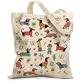 Ialtsidws Aesthetic Canvas Tote Bag for Women - with Magnetic Snap Closure & Zipper Inner Pocket Reusable Bag for Shopping