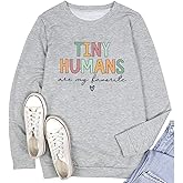 TSIIUO Women's Peds Nurse Sweatshirt Funny NICU Nurse Shirt Nurse Life Long Sleeve Tops Casual Tees