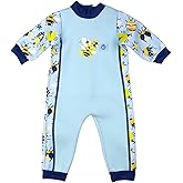 Thermal Swimsuit One Piece Warm in One Wetsuit Swimwear for Babies by Splash About