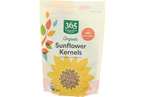 365 by Whole Foods Market, Organic Roasted Unsalted Sunflower Kernels, 12 OZ