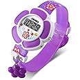 Kids Watch Girl Flower Shape Watch Novelty Cartoon Digital Watch 1144