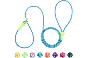 DOSUYI Slip Lead Dog Leash for Small Dogs 6Ft Lightweight Dog Training Leash Slip Leads for Dogs No Pull Dog Leash 8 Colors Classic Puppy Leash Rope Dog Leash