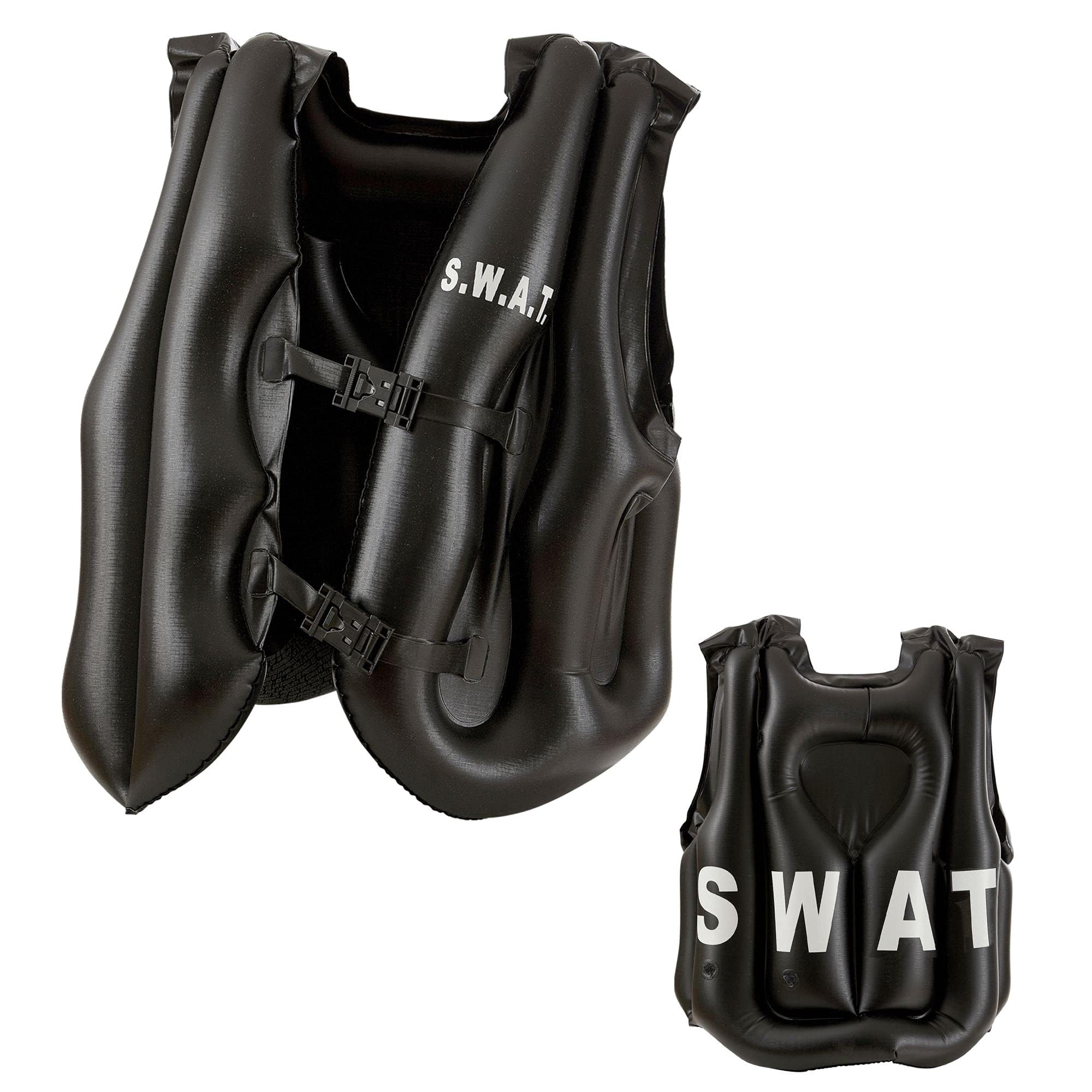 Widmann Inflatable SWAT Bulletproof Vest - Adult - Adult Fancy Dress Accessory