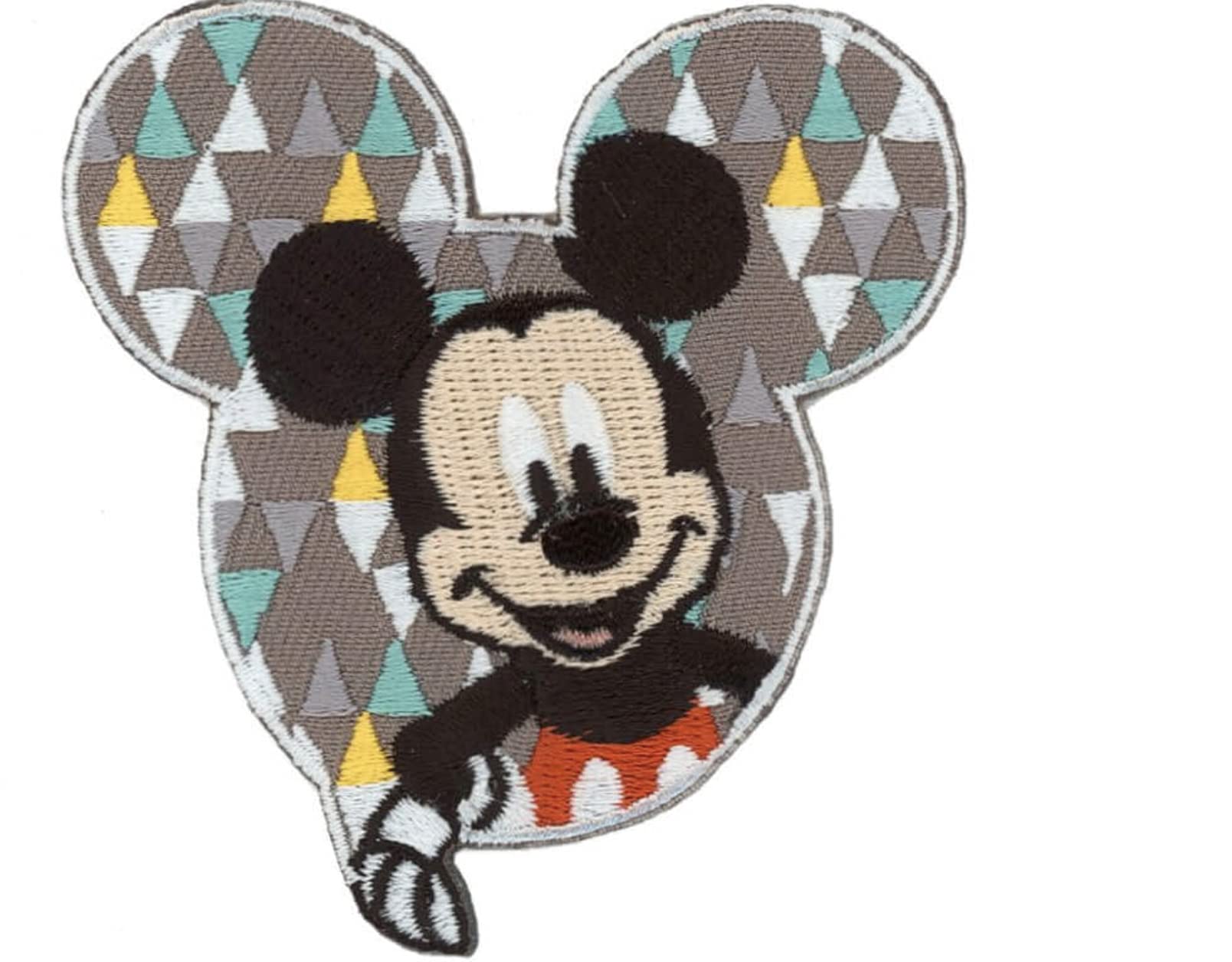 HKM Patches, Fabric, Gray, 73 mm