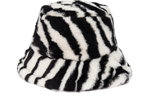WETMT Fuzzy Bucket Hat for Women Furry Fur Bucket Hat Winter Warm Plush Fisherman Fluffy Sherpa Bucket Hat