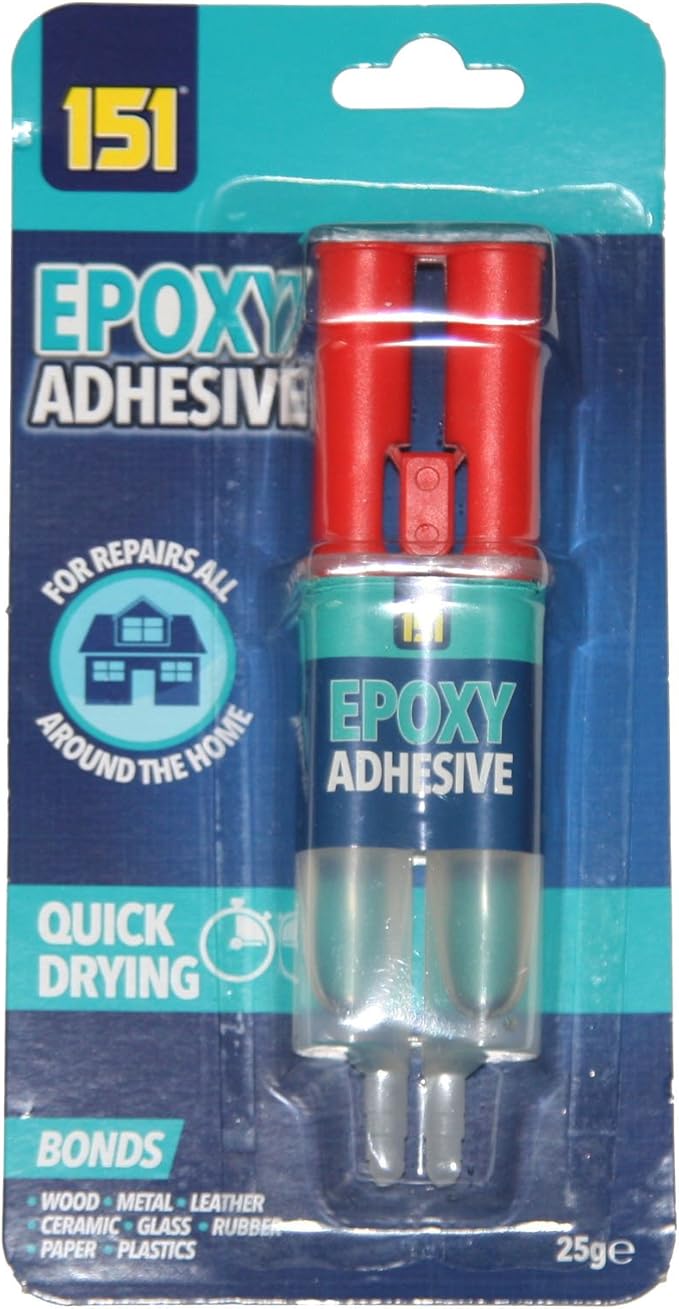 EPOXY Adhesive Glue Glass Wood Leather Plastic Amazon.co.uk DIY & Tools