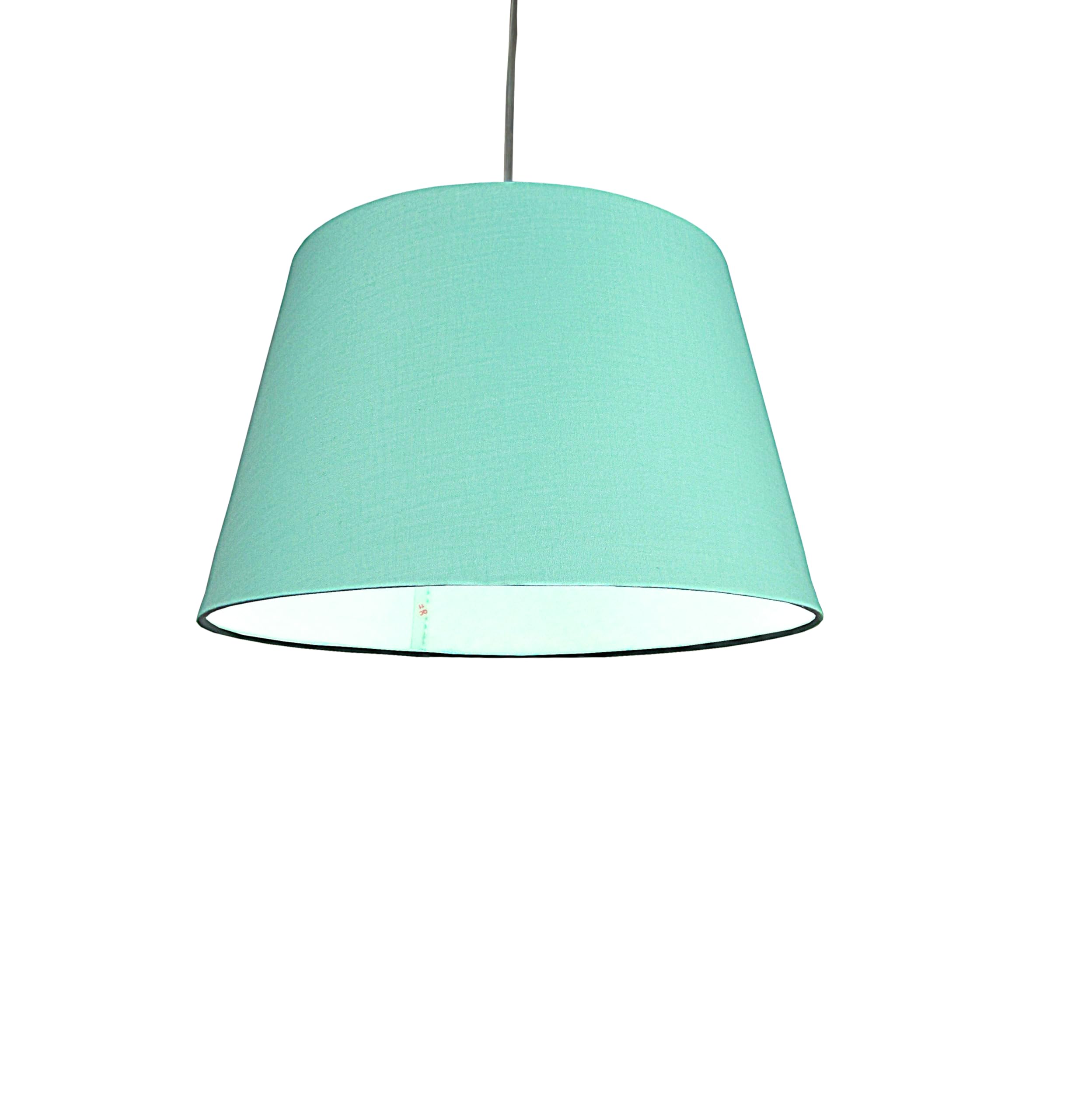 Loxton Lighting Cotton Drum Shade –10 inch Easy Fit ES/BC Shade for Living Rooms, Bedrooms, hallways and Kitchens (Duck Egg)