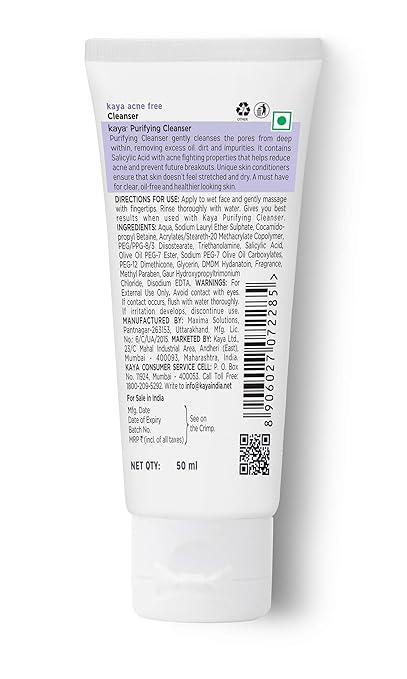 kaya pimple face wash