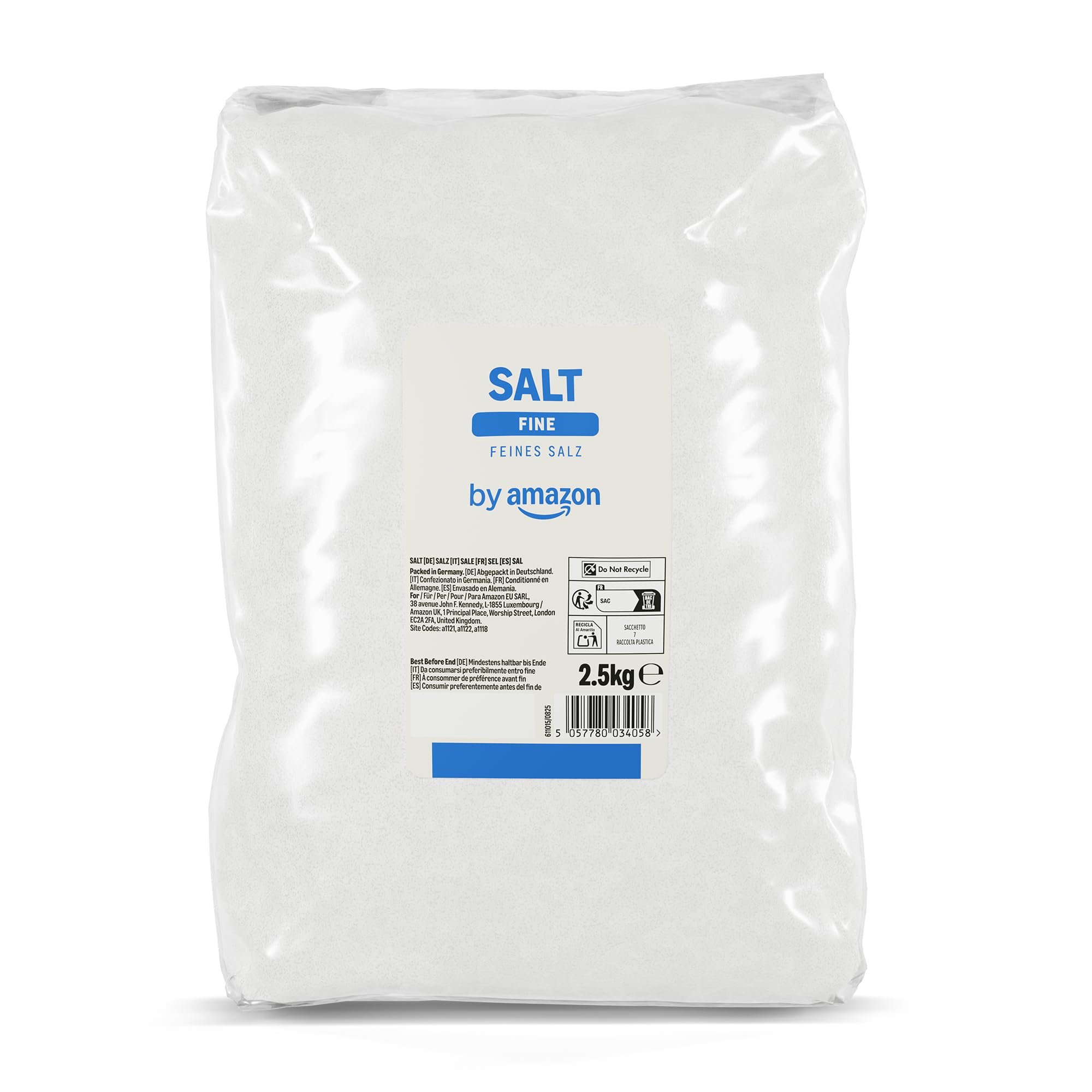 by Amazon Feines Salz, 2.5kg