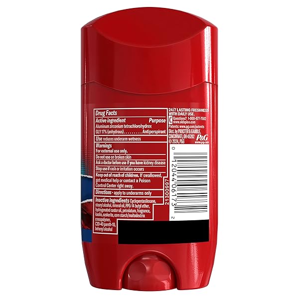 OLD SPICE ANTIPERSPIRANT AND DEODORANT FOR MEN, 24/7 FRESHNESS & LASTING SCENT, 24/7 LONG LASTING SWEAT & ODOR PROTECTION, SMELL LIKE A HERO, SUPERMAN, BRIGHT CITRUS AND COSMOS SCENT, 2.6 OZ
