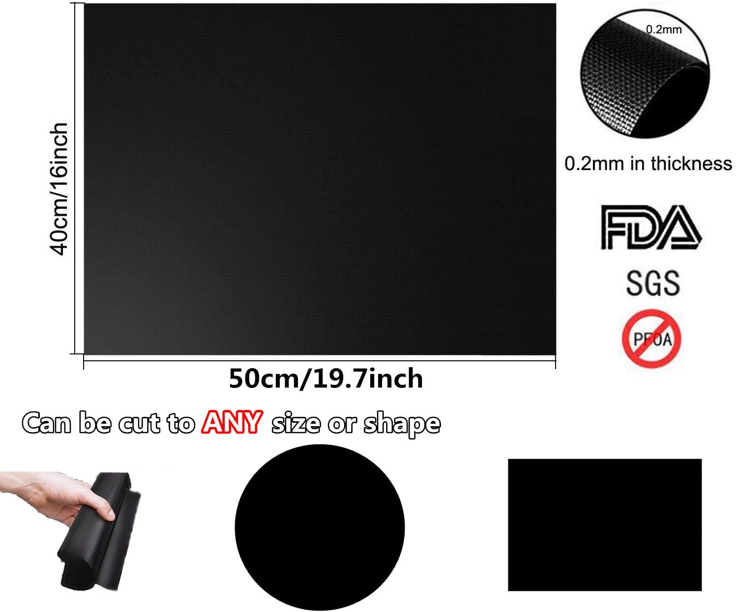 DIKER BBQ Grill Mat, Barbeque Mat - Image 4
