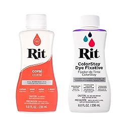 RIT Dye Wide Selection of Colors with Color Fixative