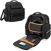 Damero Pilot Headset Bag, Aviation Headset Pilot Bag, Flight Bag for Aviation Headset, Kneeboard, iPad and More, Black, Patent Design