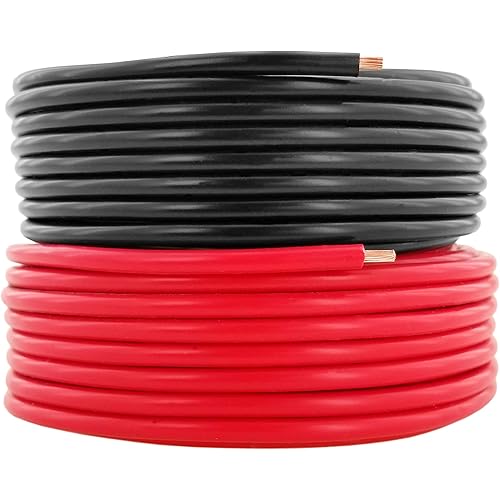 18 AWG (American Wire Gauge) CCA Primary Wire | 50 ft Red & Black | Also Available in 14 & 16 Ga