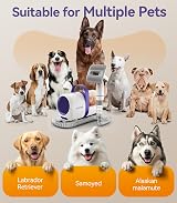 Oneisall Dog Grooming Vacuum Kit with 4 Tools and Hair Remover Brush view 7