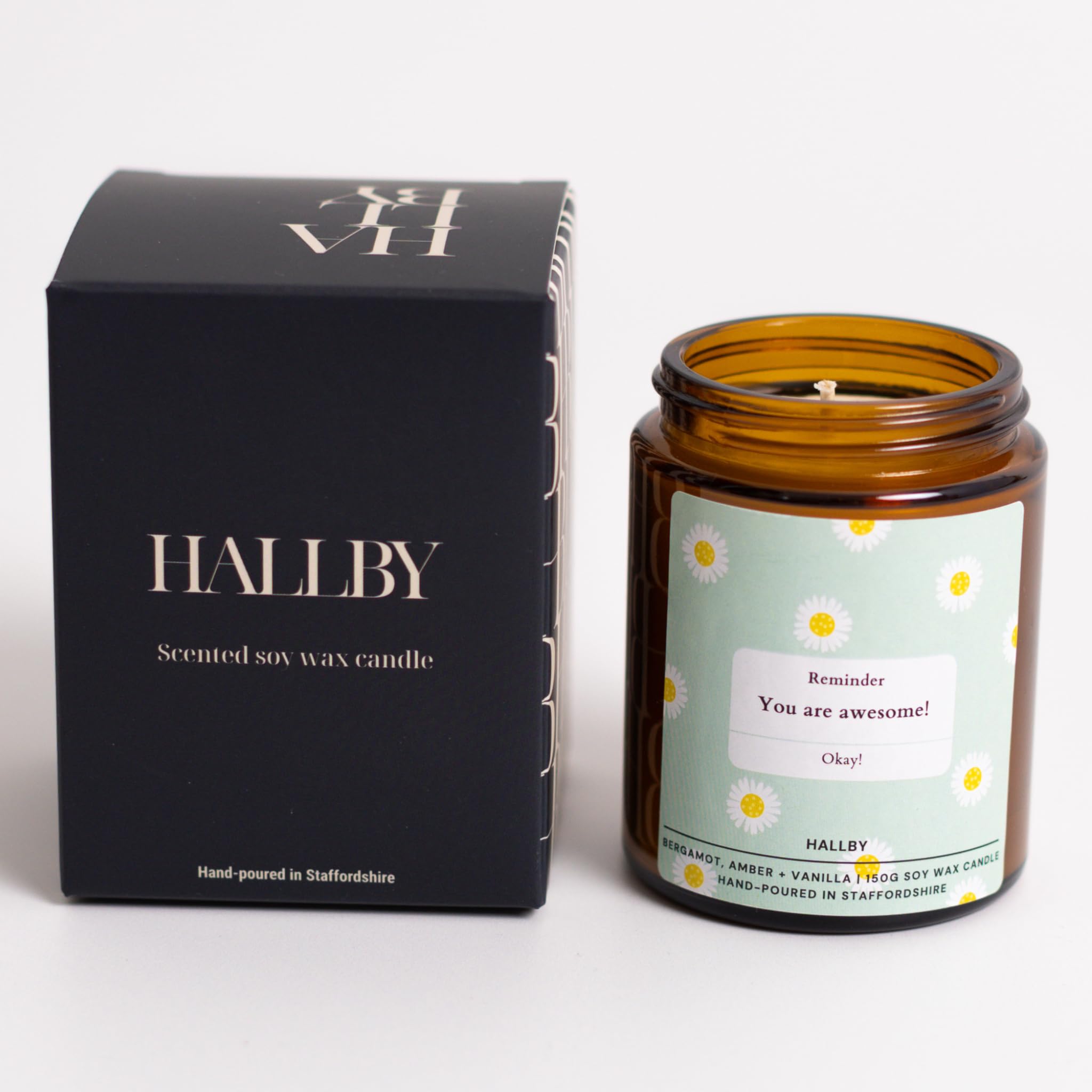 You Are Awesome Scented Soy Candle - Thinking of You & Congratulations Gift, Get Well Soon & New Job Gift, Candle for Women